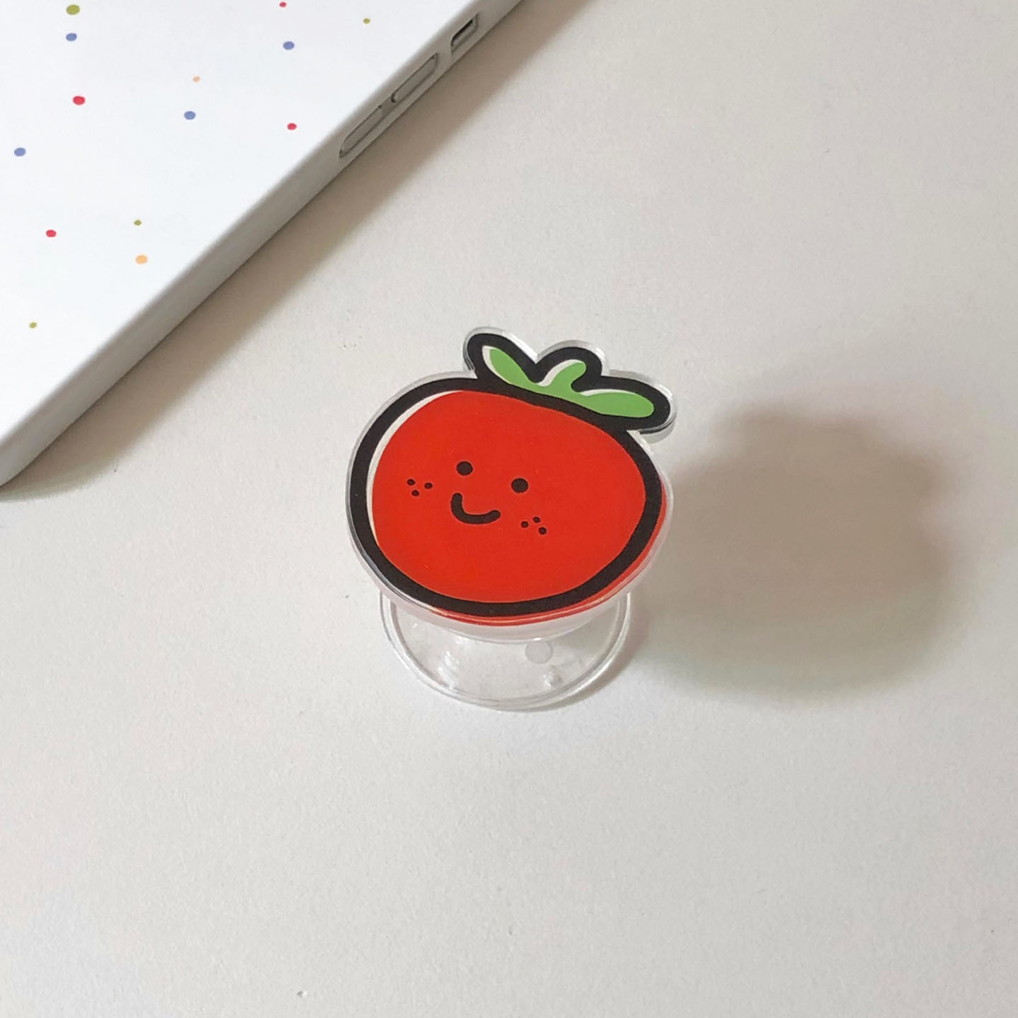 Strawberry shape tok (acrylic)