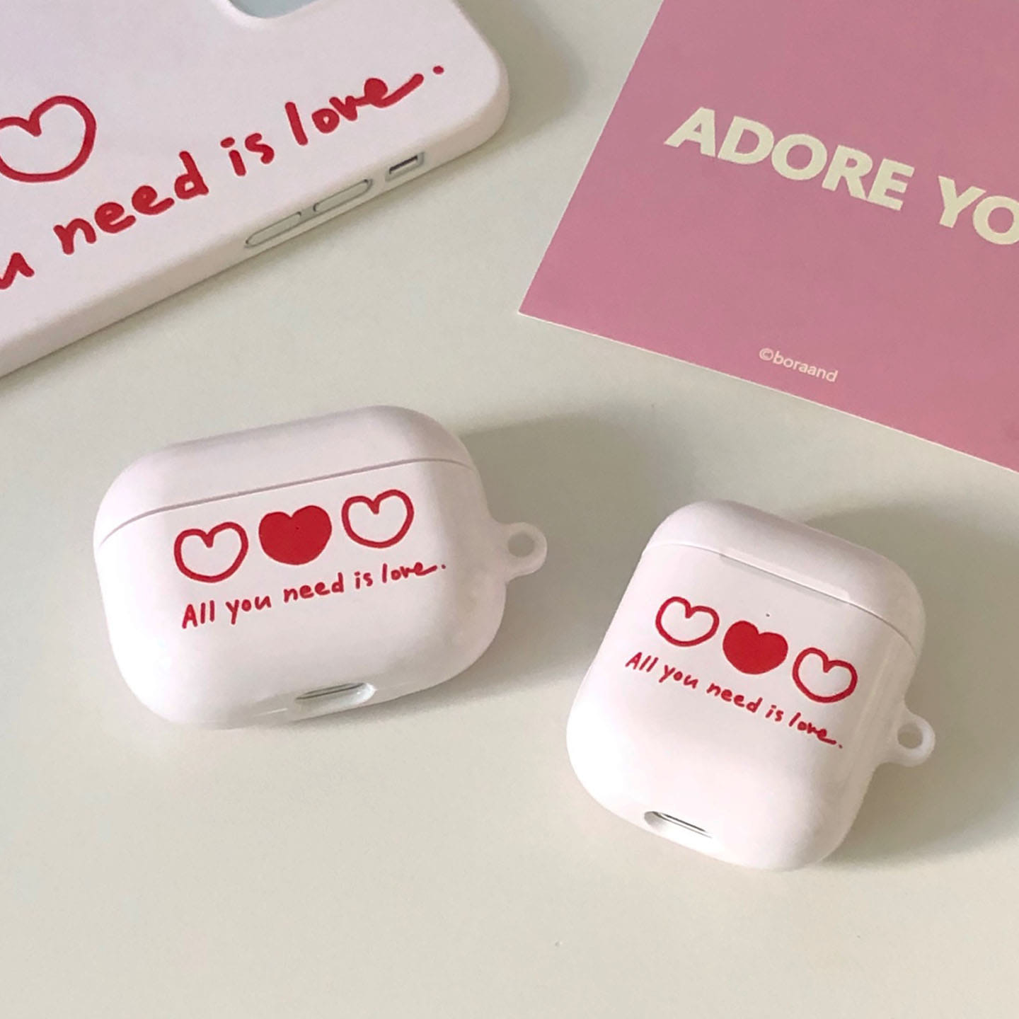 All you need is love air pods case (hard)
