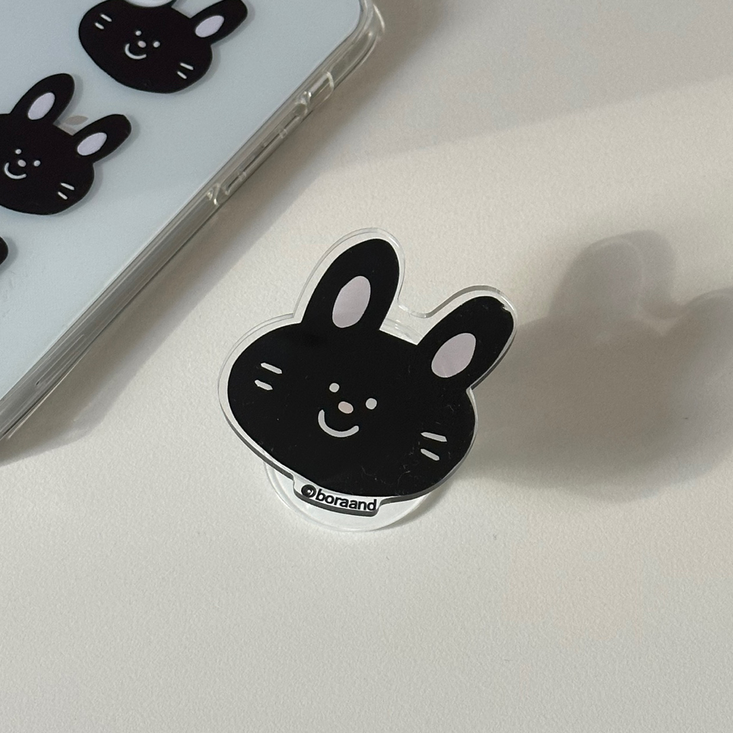 Black bunny tok (acrylic)
