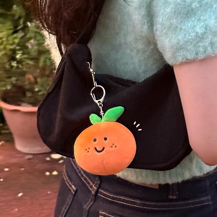 Soft Tangerine key ring