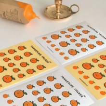 Tangerine sticker (2ea)