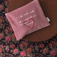 Heart pouch (pink) (3차 재입고)