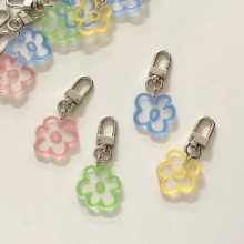 Soft flower key ring (아크릴)
