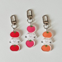 Fruit cat Key ring